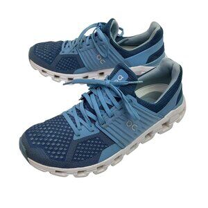 On Cloud Cloudswift Helion Womens 8 Sneakers Running Athletic Shoes Blue